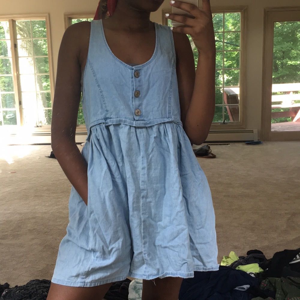 Denim Maxi Dress